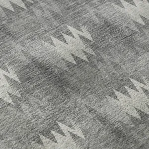 Luxury Washable Soft Essentials Gray 1\'8\" x 2\'6\" Rug