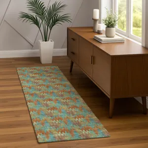 Luxury Washable Soft Essentials Jewel 2\'3\" x 7\'6\" Runner Rug