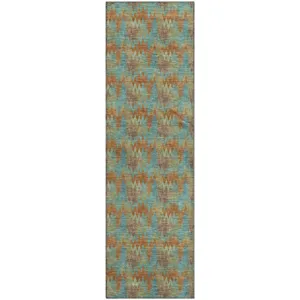 Luxury Washable Soft Essentials Jewel 2'3" x 7'6" Runner Rug