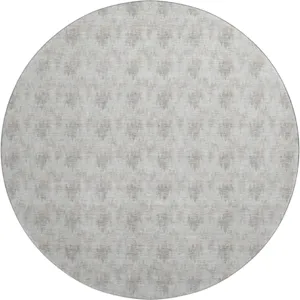 Luxury Washable Soft Essentials Linen 8' x 8' Round Rug