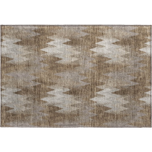 Luxury Washable Soft Essentials Mocha Rug