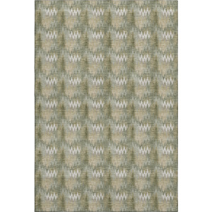 Luxury Washable Soft Essentials Olive Rug