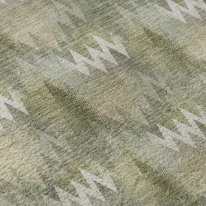 Luxury Washable Soft Essentials Olive 8\' x 10\' Rug