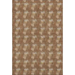 Luxury Washable Soft Essentials Paprika Rug