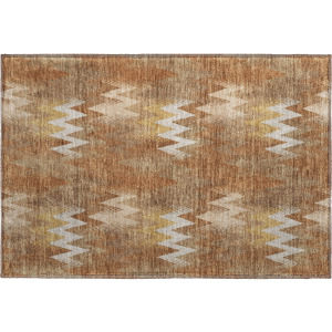 Luxury Washable Soft Essentials Paprika Rug