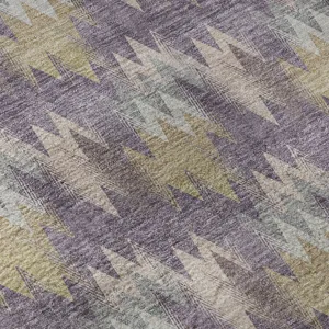 Luxury Washable Soft Essentials Plum 3\' x 5\' Rug