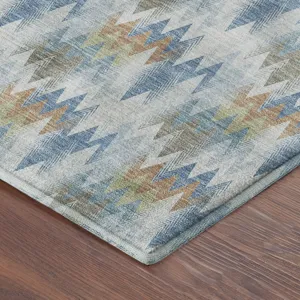 Luxury Washable Soft Essentials Seaside 8\' x 10\' Rug