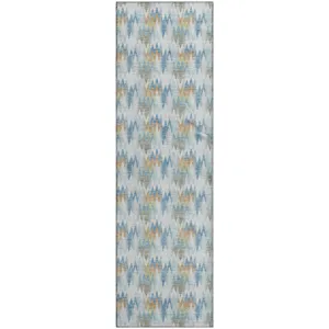 Luxury Washable Soft Essentials Seaside 2\'3\" x 7\'6\" Runner Rug