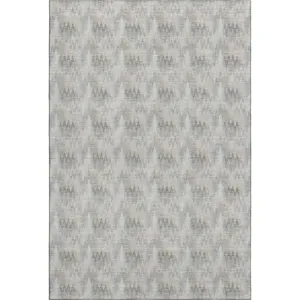 Luxury Washable Soft Essentials Silver Rug