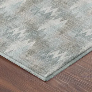 Luxury Washable Soft Essentials Sky 5\' x 7\'6\" Rug