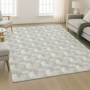 Luxury Washable Soft Essentials Sky 5\' x 7\'6\" Rug