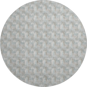 Luxury Washable Soft Essentials Sky 8' x 8' Round Rug