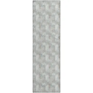Luxury Washable Soft Essentials Sky 2'3" x 7'6" Runner Rug