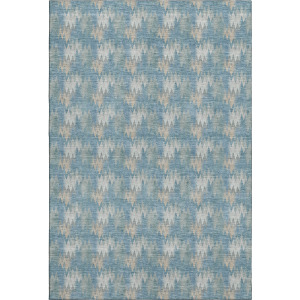Luxury Washable Soft Essentials Teal Rug