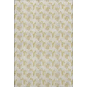 Luxury Washable Soft Essentials Wheat 8\' x 10\' Rug