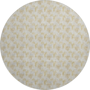 Luxury Washable Soft Essentials Wheat 8' x 8' Round Rug
