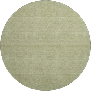 Luxury Washable Soft Essentials Aloe 8' x 8' Round Rug