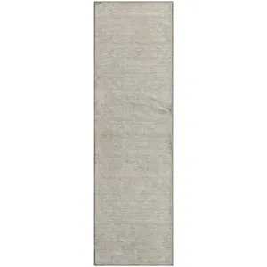 Luxury Washable Soft Essentials Beige 2'3" x 7'6" Runner Rug