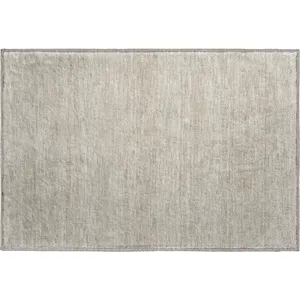 Luxury Washable Soft Essentials Beige Rug