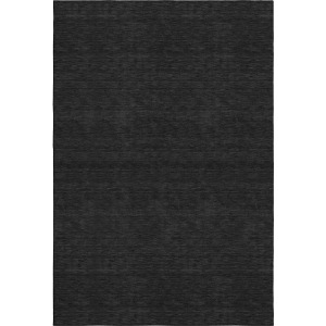 Luxury Washable Soft Essentials Black Rug