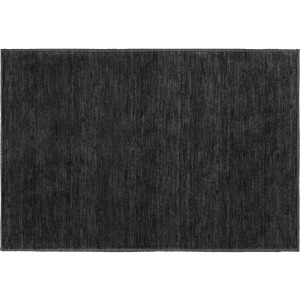 Luxury Washable Soft Essentials Black Rug