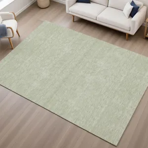 Luxury Washable Soft Essentials Celery 3\' x 5\' Rug
