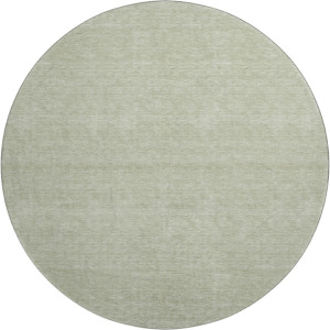 Luxury Washable Soft Essentials Celery 8' x 8' Round Rug