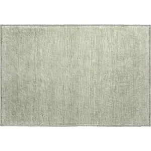 Luxury Washable Soft Essentials Celery Rug