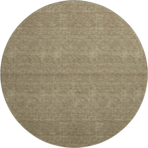 Luxury Washable Soft Essentials Coffee 8' x 8' Round Rug