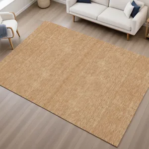 Luxury Washable Soft Essentials Copper 10\' x 14\' Rug