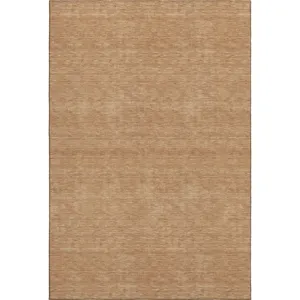 Luxury Washable Soft Essentials Copper Rug