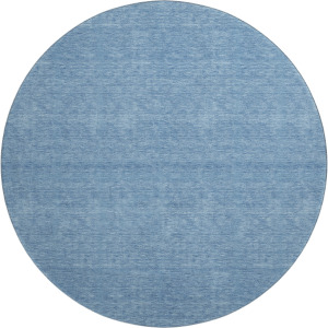 Luxury Washable Soft Essentials Denim 8' x 8' Round Rug