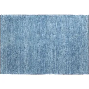 Luxury Washable Soft Essentials Denim Rug