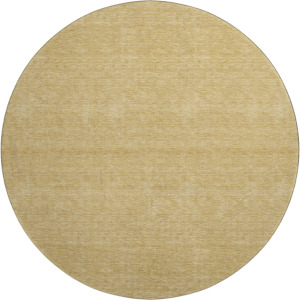 Luxury Washable Soft Essentials Gold 8' x 8' Round Rug