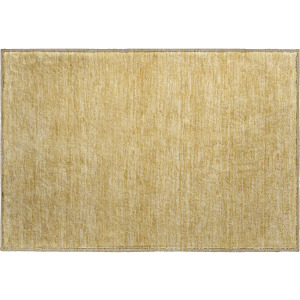 Luxury Washable Soft Essentials Gold Rug