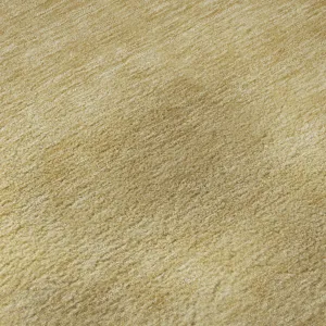 Luxury Washable Soft Essentials Gold 2\'6\" x 3\'10\" Rug