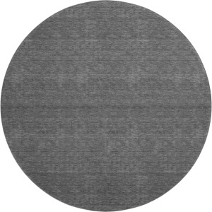 Luxury Washable Soft Essentials Graphite 8' x 8' Round Rug