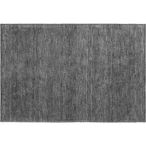 Luxury Washable Soft Essentials Graphite Rug