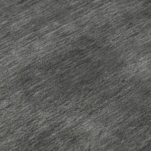 Luxury Washable Soft Essentials Graphite 1\'8\" x 2\'6\" Rug