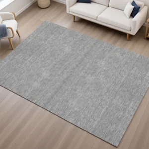 Luxury Washable Soft Essentials Gray 10\' x 14\' Rug
