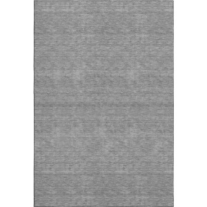Luxury Washable Soft Essentials Gray Rug