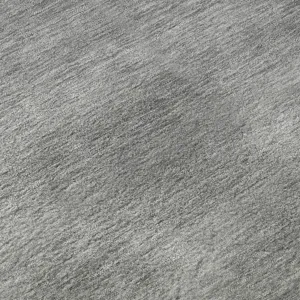 Luxury Washable Soft Essentials Gray 8\' x 8\' Round Rug