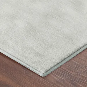 Luxury Washable Soft Essentials Ivory 8\' x 8\' Round Rug
