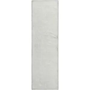 Luxury Washable Soft Essentials Ivory 2\'3\" x 7\'6\" Runner Rug