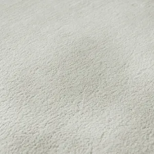 Luxury Washable Soft Essentials Ivory 8\' x 8\' Round Rug