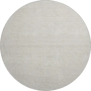Luxury Washable Soft Essentials Linen 8\' x 8\' Round Rug