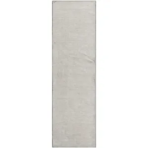 Luxury Washable Soft Essentials Linen 2'3" x 7'6" Runner Rug