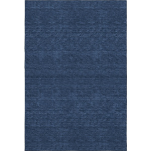 Luxury Washable Soft Essentials Navy Rug