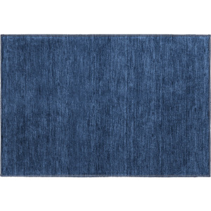 Luxury Washable Soft Essentials Navy Rug