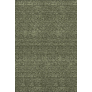 Luxury Washable Soft Essentials Olive Rug
